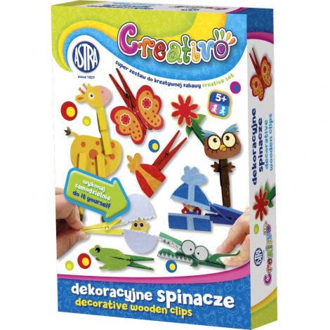 Zestaw kreatywny Astra Creativo Klamerki dekoracyjne